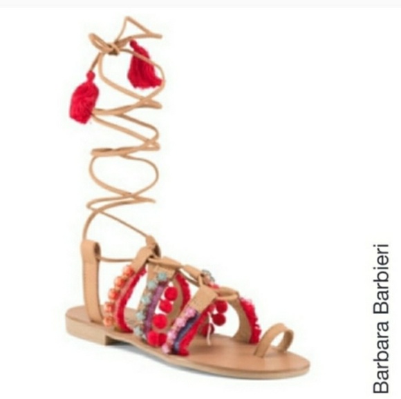 Barbara Barbieri Shoes - Barbara Barbieri Boho Lace Up Sandal